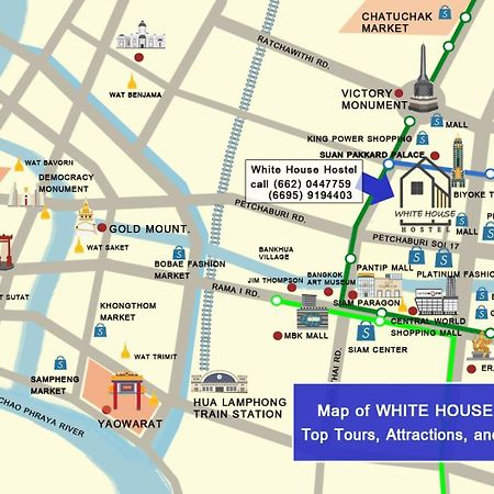 White House Hostel Bangkok Ngoại thất bức ảnh
